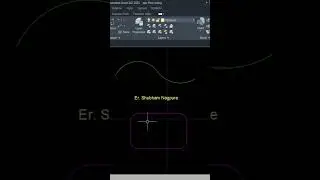AutoCAD यंत्र 07 : Curve Text (CURVETEXT) | 