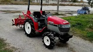 Обзор мини-трактора Yanmar AF17 4WD без наработки по РФ только с Японии