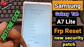 Samsung galaxy Tab A7 Lite  frp bypass Android 11,12,13 | Samsung Tab A7 Lite frp reset one click |