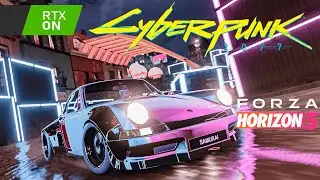 CYBERPUNK 2077 В FORZA HORIZON 5 | NIGHT CITY И МНОГО НЕОНА | FORZA HORIZON 5