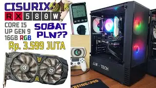 3 MILLION PC ASSEMBLY 2024 | AAA GAME BRUSH‼️ VGA RX 580 CISURIX THIS IS WHAT THE ELECTRICITY COSTS