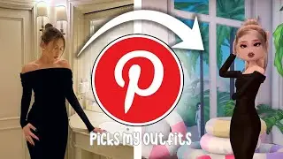 *PINTEREST* picks my OUTFIT in Roblox DRESS TO IMPRESS! AstraMoon