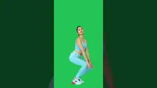 girl green screen video 4k//beautiful girl dance green screen video