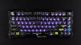 GravaStar Mercury K1 Lite Mechanical Keyboard | RGB Lighting | 75% Layout | Perfect for Gaming