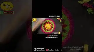 Easy Artificial Rangoli DIY KIT