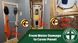 Making a Cover Panel For a Water Heater Closet