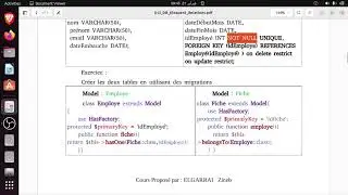 Laravel9 V76 : Les relations & Eloquent (2)