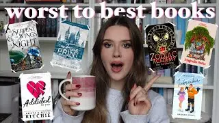 Ranking the 70 Books I read in 2024 from WORST to BEST 📚🎀✨