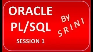 PLSQL 01 (ORACLE PL/SQL INTRODUCTION)