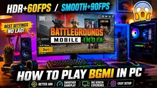 How To Play BGMI in PC With HDR+60FPS Graphics | No Ban 😍