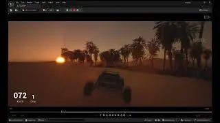 Desert environment in Unreal