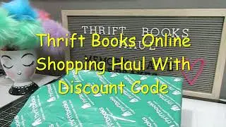 Thrift Books Online Shopping Haul With Discount Code
