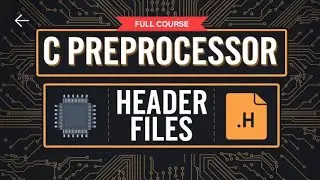 Pre Processor in C | c programming full course | Header File in C | C programming full course