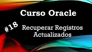Curso Oracle #18 Recuperar Registros Actualizados