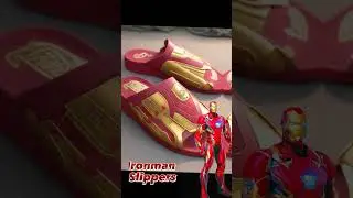 Your Favorite Super hero Slippers! #shorts#ironman#hulk#avengers #thanos#slippers