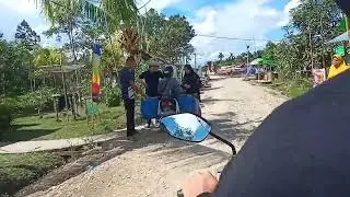 Jalan-jalan mengelilingi kawasan penginapan para kafilah kecamatan pada MTQ XXXI KAB.SAMBAS #viral