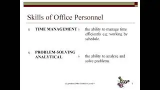Office Administration - Office Orientation (Part 5)