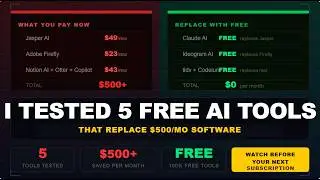 5 Free AI Tools That REPLACE Jasper, Notion AI & Adobe Firefly in 2026