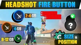 Best fire button size & position 🔥 || Free fire headshot setting in tamil || Headshot fire button