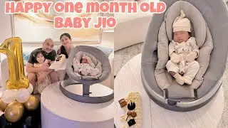 ONE MONTH OLD NA ABG BUNSONG ANAK NI SHEENA HALILI NA SI BABY JIO SIMPLENG NAGCELEBRATE SA BAHAY