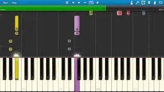 The A Team - TV Theme Music - Synthesia Cover - Piano Tutorial