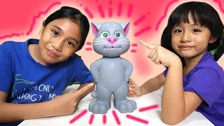 Ira & Bella Funny Story About A Copy Cat, Dancing Dog and Zombie Pretend Play With Animals for Kids