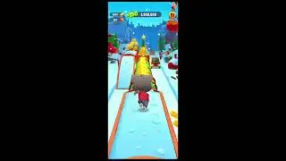 Talking Tom Gold Run Score Oren Pregant Pinki On Elevator FNF 100x Speed
