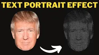 Pure CSS Text Portrait Effects | Cool Coding Tamil