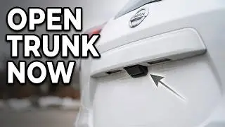 Nissan Kicks - How to open trunk