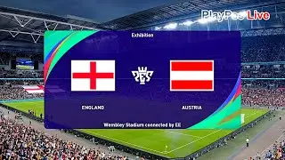 PES 2021 - England vs Austria - Friendly Match & Goals - Gameplay PC