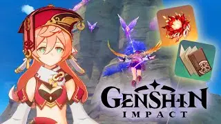 DIARIAS CON MI NUEVA YANFEI! SUBIÉNDOLA Y EXPLORANDO INAZUMA - GENSHIN IMPACT