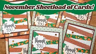 Make the November 2025 Sheetload of Cards/Washi Style!