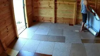 Пол в дачном домике из отходов ДСП. Утепление пола отходами ДСП.