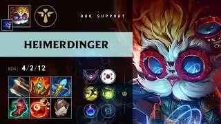 Heimerdinger Support vs Thresh - KR Master Patch 26.12