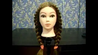 Плетение кос.Лёгкая причёска в школу.
