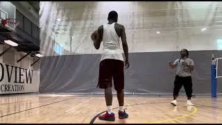 ZRETRO Performance Training…Working on offense with EMoney..