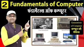 Class-2- Fundamentals of Computer | Generations of Computer | First, Second, Third, Fourth, Fifth