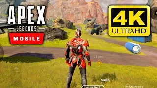 APEX LEGENDS MOBILE - MAX GRAPHICS GAMEPLAY (4K ULTRA HD 60FPS)