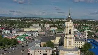 Россошь с высоты птичьего полета [4K]