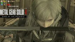 Metal Gear Solid 4 Performance Gameplay 4K 60FPS Unlock | RPCS3 0.0.30-15994 PS3 Emulator PC
