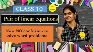 Class 10 Most Important Questions| Pair of linear equations| Word Problems| Class 10| Telangana | AP