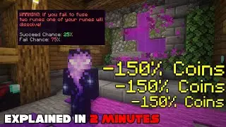 NEVER Fuse Runes at the Runic Pedestal! Here's Why || Hypixel Skyblock