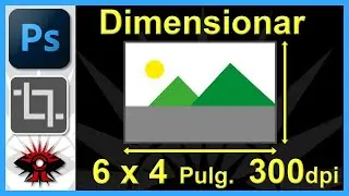 Dimensionar la imagen a tamaño postal (6x4 pulgadas) con Photoshop