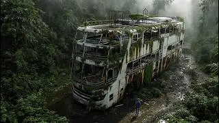 This Should Not Exist… Abandoned 4-Level Bus Found in the Amazon Jungle (ASMR Satisfying)