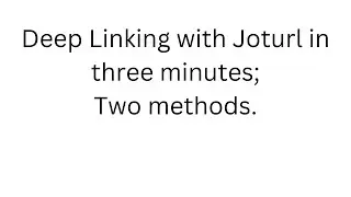 Deep Linking for Amazon Affiliates with Joturl in Three minutes, Increase your conversion rate.