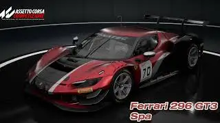ACC Setup Guide: Ferrari 296 GT3 Stable Race Setup - Spa