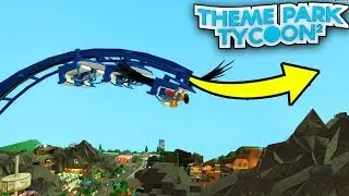 New FLYING COASTER in Theme Park Tycoon! | Roblox