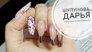 DIY nails designs. One stroke painting. My fingers Kama Sutra :)