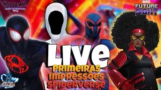 [LIVE] PRIMEIRAS IMPRESSÕES DO SPIDERVERSE - SORTEIO DE CRISTAIS - MARVEL FUTURE FIGHT