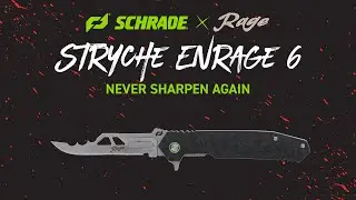 The Stryche Enrage 6 is Perfect for Everyday Carry | Schrade x Rage | Never Sharpen Again
